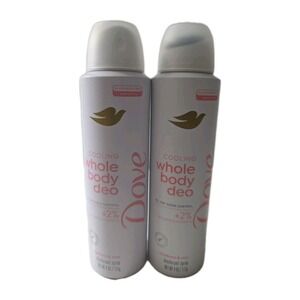Dove Whole Body Deodorant Spray Raspberry & Rose 2-Pack 4 oz Aluminum Free / No
